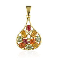 Pendentif en argent et Saphir