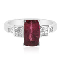 Bague en or et Rubellite AAA du Brésil (CIRARI)