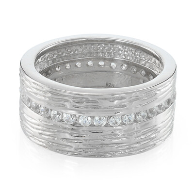Bague en argent et Zircon