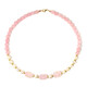 Collier en argent et Quartz rose (Riya)
