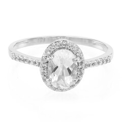 Bague en argent et Goshénite