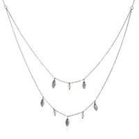 Collier en argent et Perle de culture d'eau douce (Joias do Paraíso)