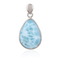 Pendentif en argent et Larimar