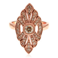Bague en or et Diamant rose de France VS1 d'Argyle