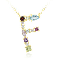 Collier en argent et Topaze bleu Suisse