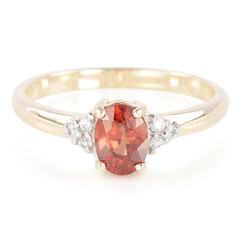 Bague en or et Zircon orange de Mashawa