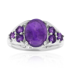 Bague en argent et Améthyste