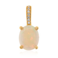 Pendentif en or et Opale Welo