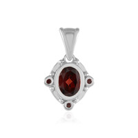 Pendentif en argent et Grenat du Mozambique