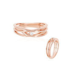 Bague en argent et Diamant SI2 (J)