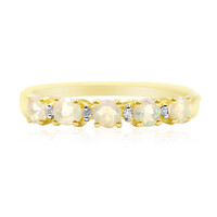 Bague en or et Opale Welo