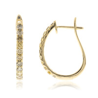 Boucles d'oreilles en or et Diamant fancy SI2 (CIRARI)