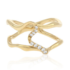 Bague en or et Diamant SI1 (H)
