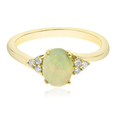 Bague en or et Opale Welo AAA