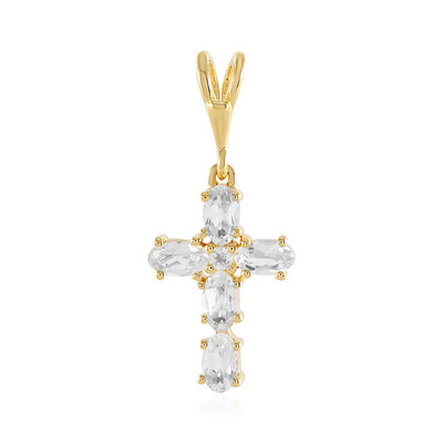 Pendentif en argent et Topaze blanche