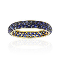 Bague en or et Saphir bleu (Estée Collection)