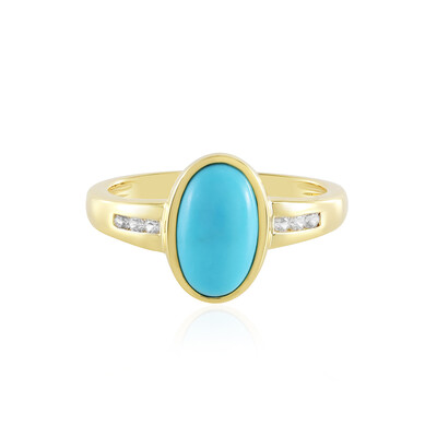 Bague en argent et Turquoise Sleeping Beauty