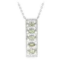 Collier en argent et Tourmaline Paraïba
