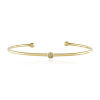 Bracelet en argent et Diamant VS1 champagne