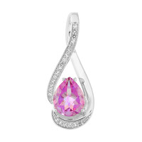 Pendentif en argent et Topaze jubilaire