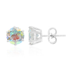 Boucles d'oreilles en argent et Topaze Rayon de Lune
