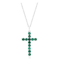 Collier en argent et Emeraude de Socoto