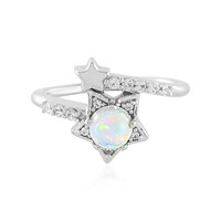 Bague en argent et Opale Welo