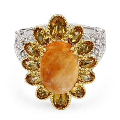 Bague en argent et Spondylus (Dallas Prince Designs)