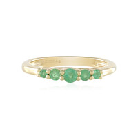 Bague en argent et Emeraude de Colombie
