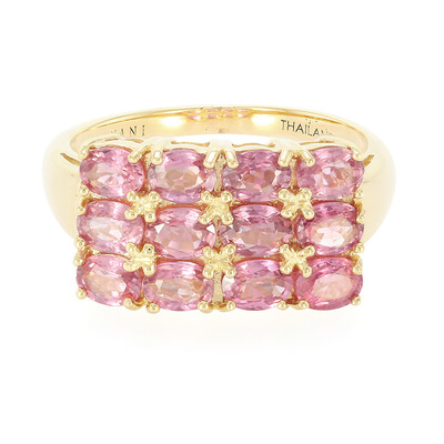 Bague en or et Saphir Padparadscha non chauffé (AMAYANI)