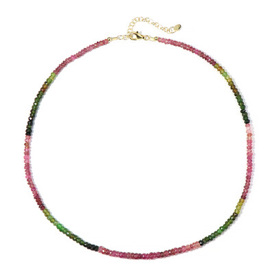 Collier en argent et Tourmaline rose