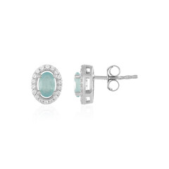 Boucles d'oreilles en argent et Grandidierite