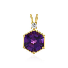 Pendentif en argent et Améthyste de Sibérie