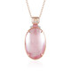 Collier en argent et Perle de Mabé rose (Gems en Vogue)