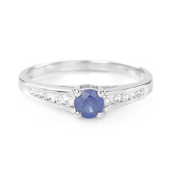 Bague en argent et Saphir du Laos