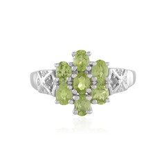 Bague en argent et Péridot
