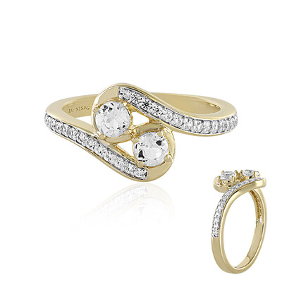 Bague en argent et Danburite