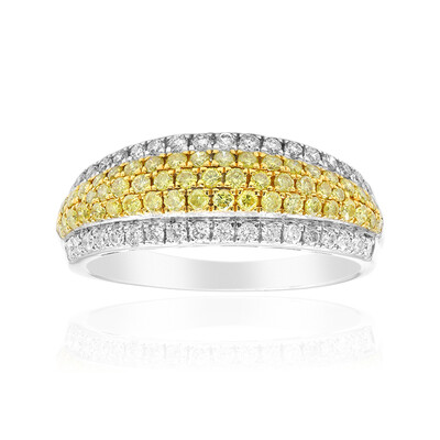Bague en or et Diamant SI2 jaune (CIRARI)