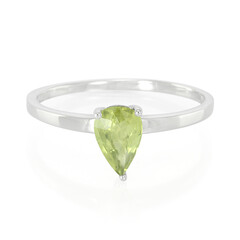Bague en argent et Saphir du Mozambique