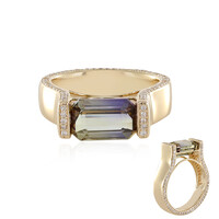 Bague en or et Tanzanite multicolore (de Melo)