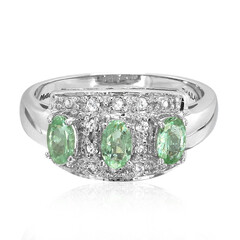 Bague en argent et Tourmaline Paraïba