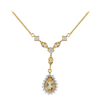 Collier en argent et Citrine