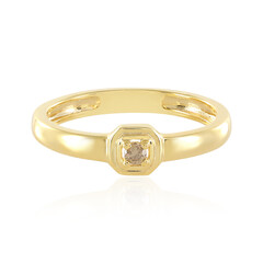 Bague en argent et Diamant champagne I3