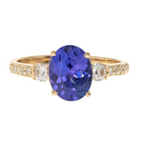 Bague en or et Tanzanite AAA (CIRARI)