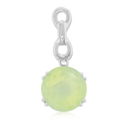 Pendentif en argent et Préhnite