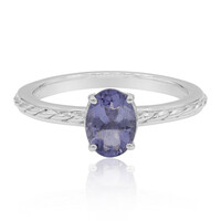 Bague en argent et Iolite