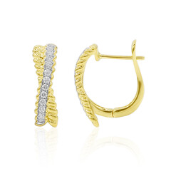 Boucles d'oreilles en or et Diamant IF (D)