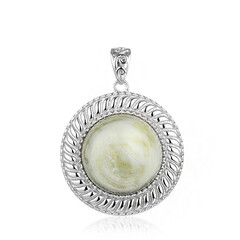 Pendentif en argent et Serpentine