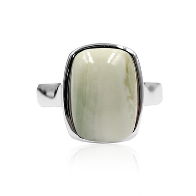 Bague en argent et Serpentine