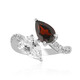 Bague en argent et Topaze blanche